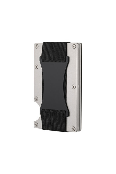 choice2 Silver New Slim Fashion RFID Protection Card Holder Men Women Aluminu...