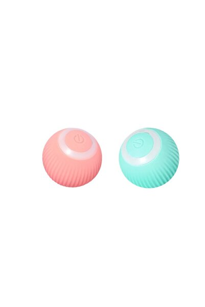 Choice Blue-Pink2pcs Smart Cat Toys Automatic Rolling Ball Electric Cat Toys ...