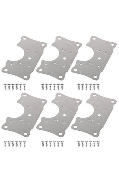 Choice 6pcs and 36screws 2/6 Sets of Hinge Repair Kit, Furniture Door Hinge R...