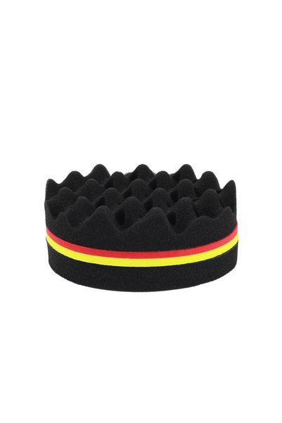 Choice Big Oval Double Sides Magic Twist Hair Brush Sponge Brush Big Holes Ba...