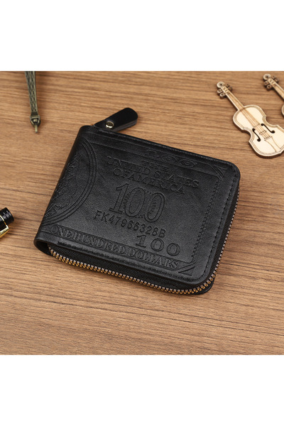 Choice1 Brown Leather Men Wallet 2024 Dollar Price Wallet Casual Clutch Money...