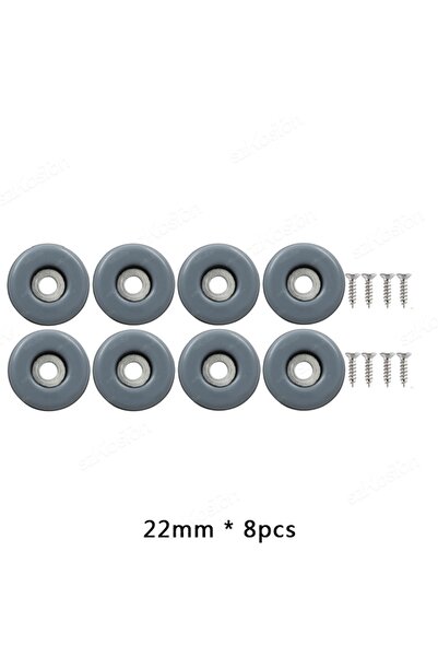 Choice 8PCS 22mm 8pcs/lot Screws Furniture Glides PTFE Heavy Duty Furniture S...