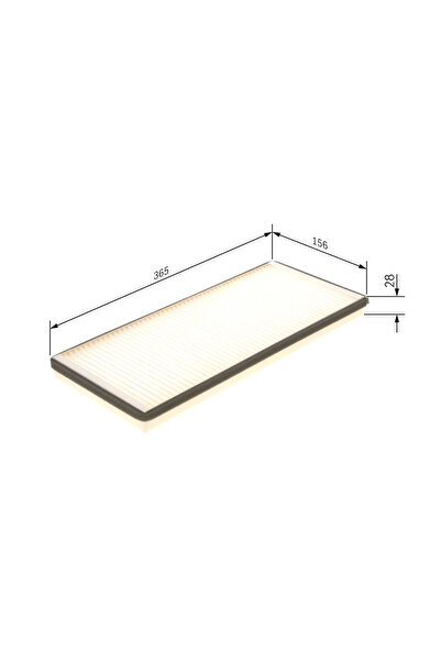 Bosch Filter, interior air 1 987 432 043