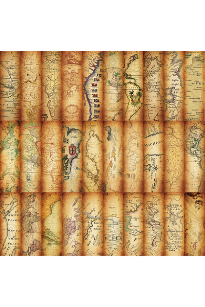 Choice 30pcs 30Sheets Vintage Map Paper Bookmarks Set Classic Literature Them...