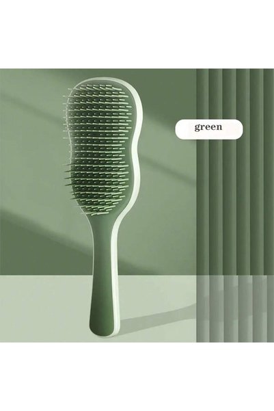 Choice green Massage Hair Comb Anti Detangling HairBrush Hair Styling Detangl...