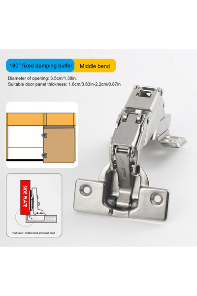 Choice1 180 Middle curve 165 180 Degree Hydraulic Soft Close Hinge Cabinet Do...