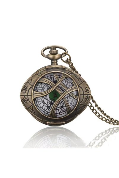 Choice bronze Creative Vintage Hollow Eye Pendant Quartz Watch Souvenir Sweat...