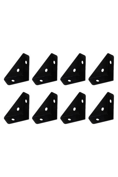 Choice 8pcs Heavy-Duty Steel Angle Brackets: 90° Right Angle Support, Durable...