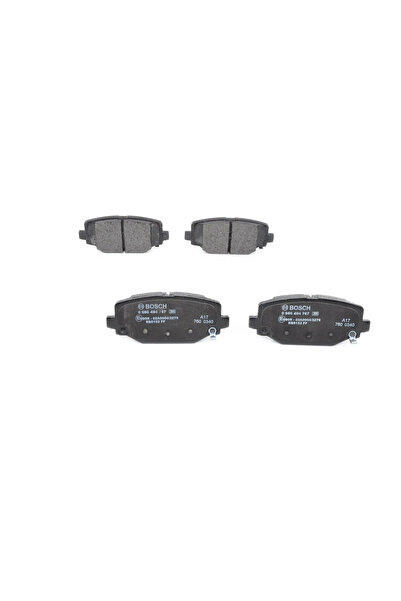 Bosch Σετ τακάκια φρένων, δισκόφρενο 0 986 494 767