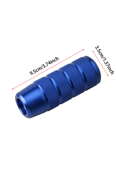 choice2 Blue Car Accessories Universal Aluminum Gear Shift Knob Stick Manual ...