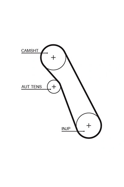 GATES Set curea de distribuție K015541XS