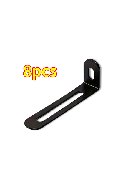 Choice black-8pcs 8pcs Adjustable Bracket, 90 Degree L-Shaped Right Angle Bra...
