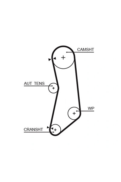 GATES Timing belt kit K015627XS