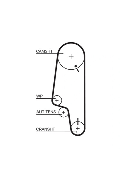 GATES Set curea de distribuție K015427XS