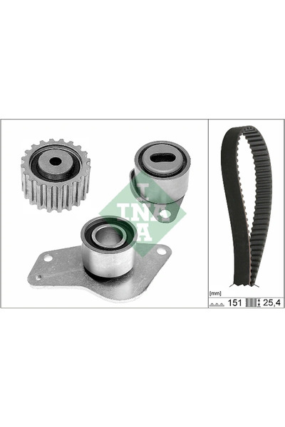 İna Set curea de distribuție 530 0185 10