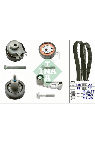 İna Set curea de distribuție 530 0360 10
