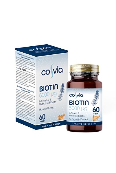 Viaxi COSVIA Biotin, L-Sistein, Hidrolize Elastin İçeren Tablet Takviye Edici...