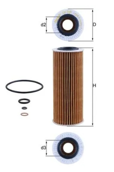 Mahle Original Φίλτρο λαδιού OX 368D1