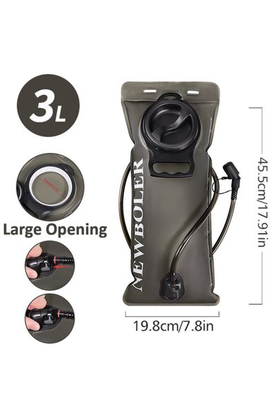 Choice 3L NEWBOLER Sports Water Bladder Hydration Pack Storage Bag BPA Free P...