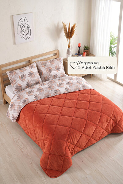 Formeya Çift Kişilik Lüx Wellsoft Yorgan Çift Taraflı Yastık Kılıflı 195x215 ...