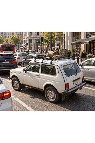 Yerli Lada Niva 1977-2010 Uyumlu 6 Oluklu Tavan Sepeti - SUV Kasa