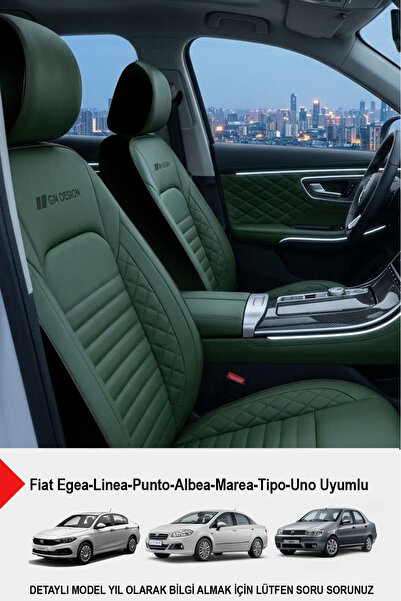 GM-DESIGN İstanbul Serisi Deri Oto Koltuk Kılıfı (FİAT Egea-Linea-Punto-Albea...
