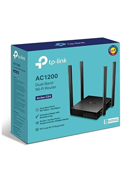 TP-LINK Archer C54 AC1200 Kablosuz Wifi 5 Dual Band Router