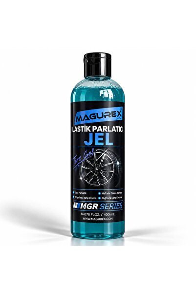 MAGUREX Lastik Parlatıcı ve Koruyucu Jel - Islak Görünüm & Su İtici Nano Etki...