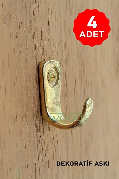 sywoods Decorative Single Hanger 4 Pieces And Screws Yellow Accessory Design ...