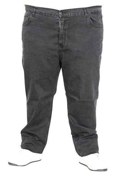 ModeXL Mode XL Büyük Beden Erkek Pantolon Klasik Kot 21920 Antrasit