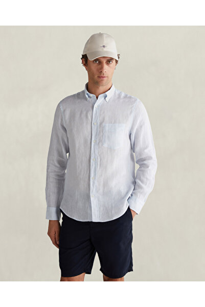 Gant Erkek Mavi Regular Fit Gömlek