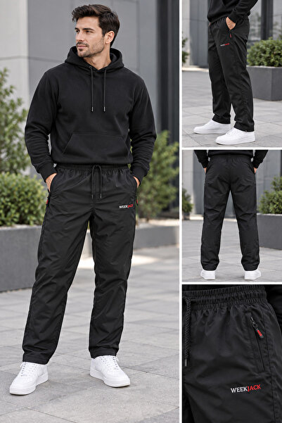 WeekJack Men's Waterproof Snow Pants with Fleece Inside