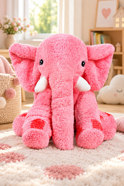 Özgüner Oyuncak 80cm Plush Elephant - My Sleeping Buddy (100% Domestic)