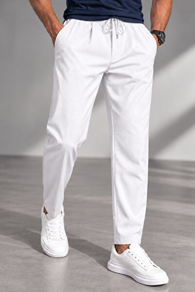 GENIUS STORE Erkek Pantolon Beli Lastikli Jogger Pantolon Cepli Fit Pantolon ...