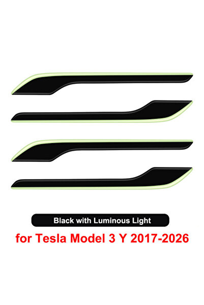 Choice LuminousM3 MY Car Door Handle Stickers Anti-Scratch for Tesla Model 3 ...