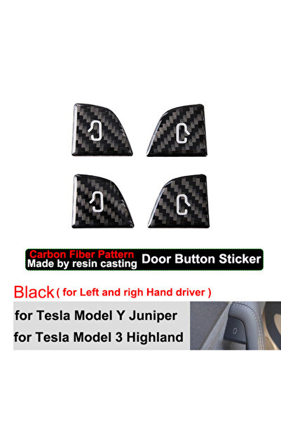Choice Black for New M3 MY for Tesla Model Y Juniper 2026 Door Switch Button ...