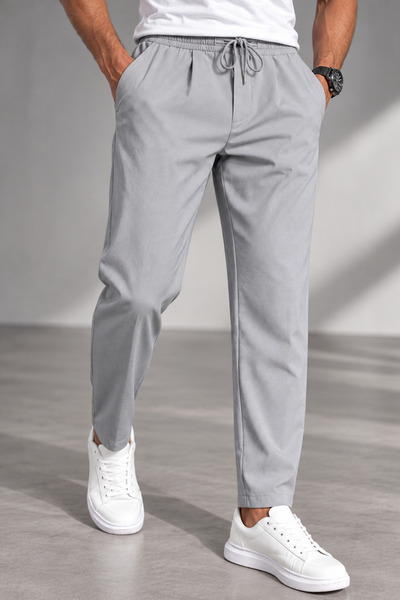 GENIUS STORE Ανδρικό παντελόνι Jogger παντελόνι με ελαστική μέση με τσέπες Πα...