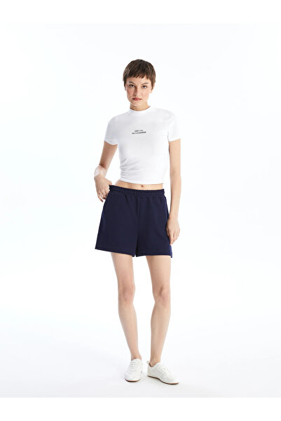 LC Waikiki Women's Straight Shorts - Elastic Waist