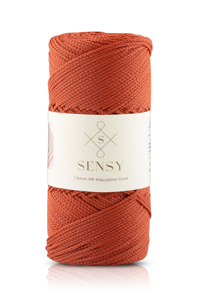 SENSY 1.5 Mm - 100 gr Polyester Makrome Ipi Kiremit 150 M Polyester Makrome I...