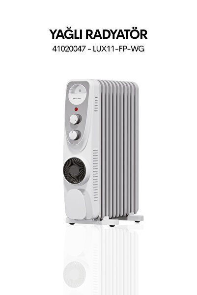 Luxell Lux11-Fp-Wg 11 Dilim 2700 Watt Turbo Fanlı Yağlı Radyatör