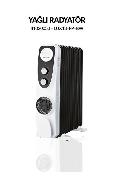 Luxell Lux13-Fp-Bw 13 Dilim 2900 Watt Turbo Fanlı Yağlı Radyatör