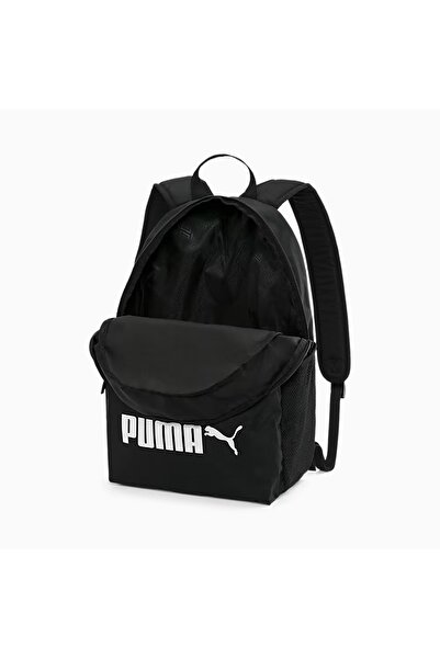 Puma phase backpack siyah okul sırt çantası 079943 01