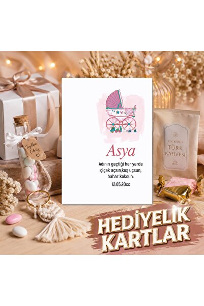 Hediyelik Kart (15 Adet) -düğün-kına-söz-nişan-sünnet-bebek