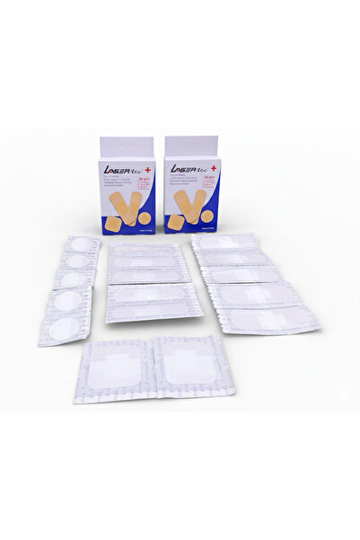 Lasertec First Aid Plasters, Assorted Sizes, Adhesive Wound Cover Plasters, 5...