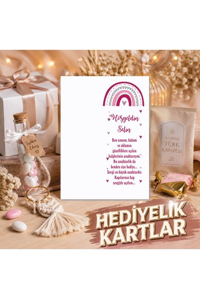 otuz9 reklam Hediyelik Kart (15 Adet) Düğün Kına Söz Nişan Sünnet Bebek