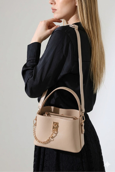 Classbag Γυναικεία τσάντα Daily Mink μικρού μεγέθους, τσάντα χειρός και ώμου ...