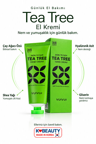 byeolee Korean Production Tea Tree Extract Soothing and Purifying Hand and Na...