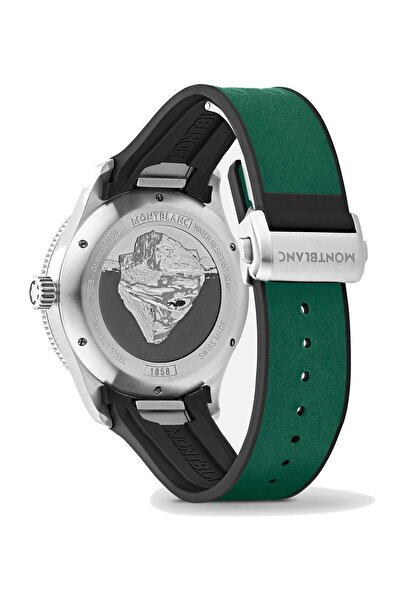 Montblanc 1858 Iced Sea Automatic Date 131450 Uyumlu