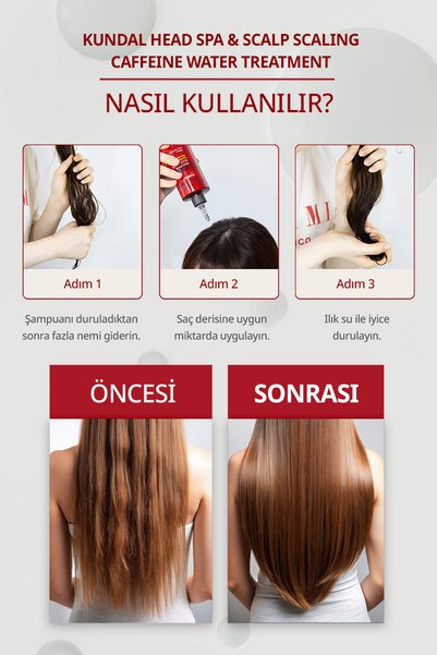 Kundal Anti-Hair Loss Liquid Conditioner Containing Caffeine Kundal Caffeine Water Treatment 300ml (Herb Mint)