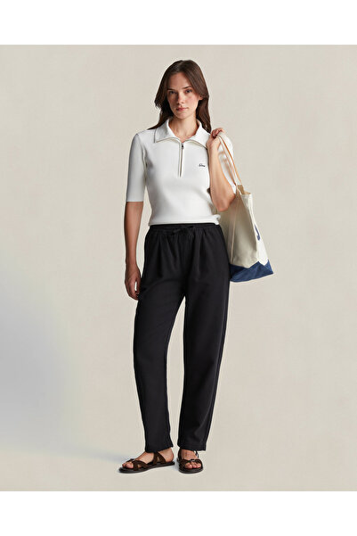 Gant Kadın Siyah Regular Fit Jogger Pantolon